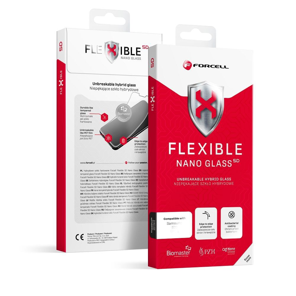 7db04ac5ae1e6ed47a4083f2f3e9146d Forcell Flexible Nano Glass 5D για iPhone 15 μαύρο - Image 1