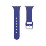 Silicone Solid Color Watch Band For Apple Watch Series 7 45mm (ΜΠΛΕ)