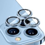 Για iPhone 14 Pro / 14 Pro Max ENKAY Glitter Πίσω Φακός από κράμα αλουμινίου με σκληρυμένο γυαλί (Sierra Blue)