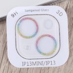 Glitter Ring Tempered Glass Camera Lens Film For iPhone 13 / 13 mini(Colorful) - Image 2