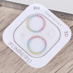 Glitter Ring Tempered Glass Camera Lens Film For iPhone 13 / 13 mini(Colorful) - Image 4