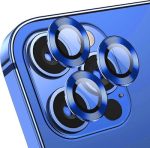 Για iPhone 12 Pro ENKAY Hat-Prince κράμα αλουμινίου + κάλυμμα φακού κάμερας από σκληρυμένο γυαλί Προστατευτικό πλήρους κάλυψης (Μπλε)