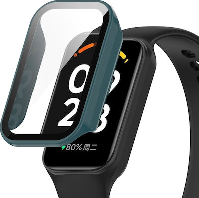 8105ba20-cb52-4f98-901f-867bb7d3f439_0.jpg For Redmi Band 2 PC+ Tempered Film Integrated Watch Protective Case ( Green) - Image 1