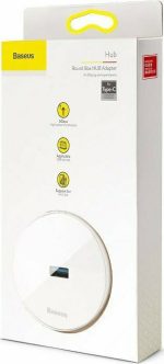 Baseus Round Box USB 3.0 Hub 4 Θυρών με σύνδεση USB-C Λευκό - Image 6