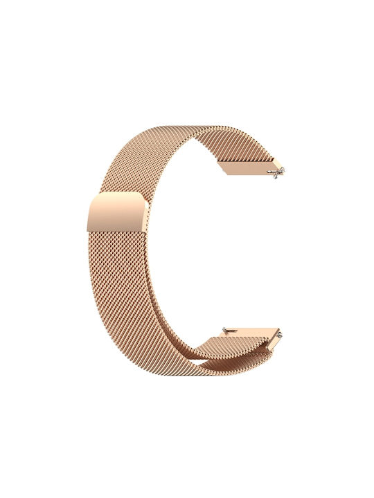 81d01e2f-fa63-46e5-bfd5-5292080673a8_0.jpg Για Huawei Watch GT 3 46mm/GT Runner 22mm Milan Metal Watch Band (Rose Gold) - Image 1