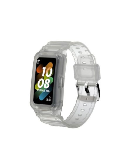 Λουράκι Σιλικόνης Διάφανο (Huawei Band 7Honor Band 6)