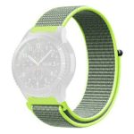 Simple Nylon Braided Λουράκι Υφασμάτινο Bright Yellow (Galaxy Watch (46mm) / Gear S3Huawei Watch 3 / Huawei Watch GT 2 Pro)