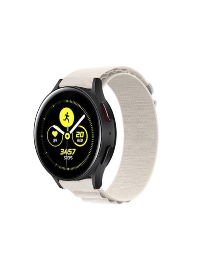 Για Huawei Watch GT2 / GT3 Pro / GT Runner Universal Nylon Loop Watch Band 22 mm (Λευκό)
