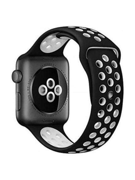 QuickFit Softband Λουράκι Σιλικόνης Μαύρο (Apple Watch 42/44/45mm)