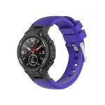 For Amazfit T-Rex / T-Rex Pro / Ares Twill Silicone Watch Band  (Purple)