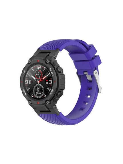 For Amazfit T-Rex / T-Rex Pro / Ares Twill Silicone Watch Band  (Purple)