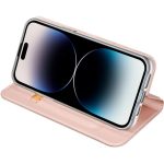 DUX DUCIS Skin Pro - Λεία δερμάτινη θήκη για Apple iPhone 15 τριαντάφυλλο - Image 3