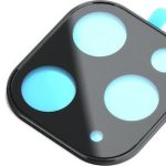 Tempered Glass Camera Cover Black Frame (iPhone 11 Pro)