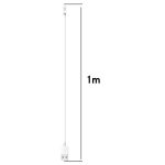 For Redmi Band 2 Watch Magnetic Suction Charger USB Charging Cable, Length: 1m(White) - Image 5