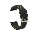Stitching Λουράκι Σιλικόνης Μαύρο (Galaxy Watch4 / Watch5 / Watch5 Pro)