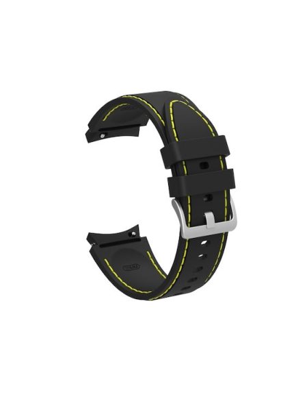 Stitching Λουράκι Σιλικόνης Μαύρο (Galaxy Watch4 / Watch5 / Watch5 Pro)