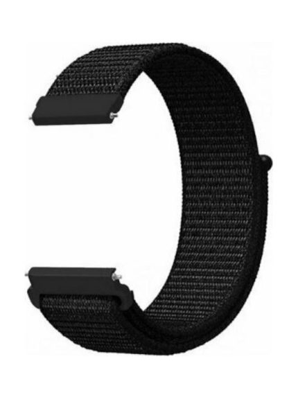 Nylon Strap Dark Black (Galaxy Watch (46mm) / Gear S3)