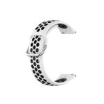 Για Huawei Watch 3 / 3 Pro 22mm Sport Band σιλικόνης δύο χρωμάτων (λευκό μαύρο)Εφαρμοσμένα μοντέλα: κατάλληλα για Huawei Watch 3, Watch 3 Pro, Watch GT2 pro, Watch GT2 pro ECG, Watch GT 2e, Watch GT (42mm, 46mm), Watch GT2 46mm , Honor Watch GS PRO, Honor