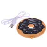 Donut Design USB Power Cable Desktop Mug Cup Warmer Tea Coffee Drinks Heating Mat Pad - Image 4