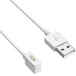For Xiaomi Mi Band 8 Watch Magnetic Suction Charger USB Charging Cable, Length:60cm(White) - Image 2