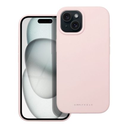 Θήκη Roar Cloud-Skin - για iPhone 15 Ανοιχτό ροζ