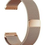 Λουράκι Μεταλλικό Ροζ Χρυσό (Amazfit GTS / GTS 2 / Huawei GT2 42mm)