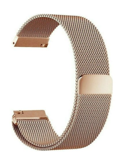 Λουράκι Μεταλλικό Ροζ Χρυσό (Amazfit GTS / GTS 2 / Huawei GT2 42mm)