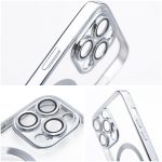 Electro Mag Cover συμβατό με MagSafe για IPHONE 15, ασημί - Image 4