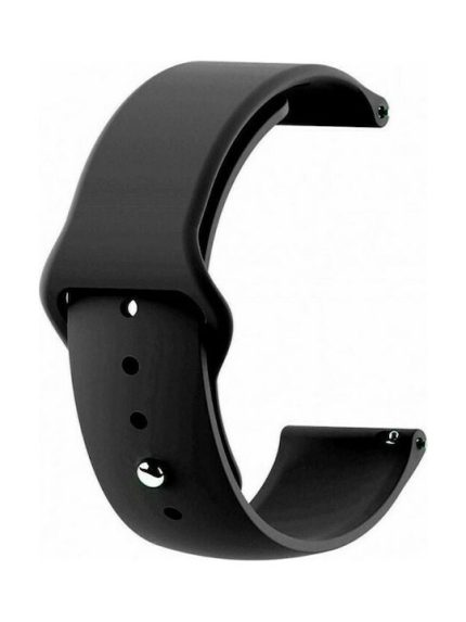 Strap Σιλικόνης Μαύρο (Huawei Watch GT / GT2 (46mm))