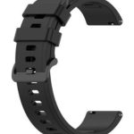 Galaxy Watch 46mm Gear Λουράκι Σιλικόνης Μαύρο (Galaxy Watch (46mm) / Gear S3Amazfit StratosHuawei Watch GT / GT2 (46mm))