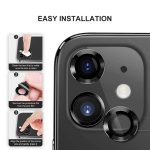 Για iPhone 12 / 12 mini ENKAY Hat-Prince κράμα αλουμινίου + κάλυμμα φακού κάμερας από σκληρυμένο γυαλί Προστατευτικό πλήρους κάλυψης (ασημί) - Image 5