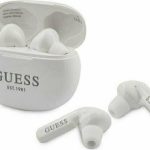 Guess GUTWS1CWH In-ear Bluetooth Handsfree Ακουστικά με Θήκη Φόρτισης Λευκά