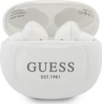 Guess GUTWS1CWH In-ear Bluetooth Handsfree Ακουστικά με Θήκη Φόρτισης Λευκά - Image 2