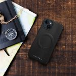 Roar Leather Mag Case - για iPhone 15 μαύρη