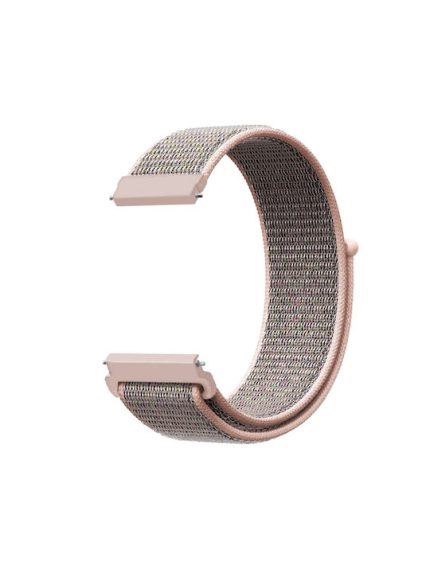 Για Samsung Galaxy Watch 46mm Nylon Braided Band Watch (Powder Sand)