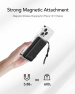 Veger MagOn Magnetic Wireless MagSafe Power Bank 10000mAh 15W με Θύρα USB-A και Θύρα USB-C Power Delivery / Quick Charge 3.0 Λευκό - Image 5