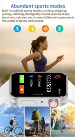 T100Plus 1.75 inch Color Screen Smart Watch, IP67 Waterproof,Support Body Temperature Test/Bluetooth Call/Heart Rate Monitoring/Blood Pressure Monitoring/Blood Oxygen Monitoring/Sleep Monitoring(Black) - Image 11