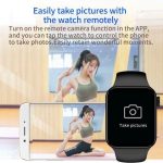 T100Plus 1.75 inch Color Screen Smart Watch, IP67 Waterproof,Support Body Temperature Test/Bluetooth Call/Heart Rate Monitoring/Blood Pressure Monitoring/Blood Oxygen Monitoring/Sleep Monitoring(Black) - Image 4