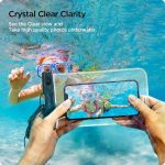 Spigen A601 Universal Waterproof έως 6.8" Διάφανο 2τμχ - Image 5