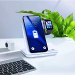 Ασύρματος Φορτιστής (Qi Pad) 15W Λευκός (GY-Z5) - Image 4