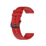 Για Xiaomi Watch S1 Προεξέχουσα κεφαλή γυαλιστερή ζώνη ρολογιού σιλικόνης 22 mm (κόκκινο)