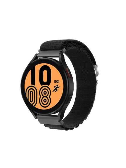 Για Coros Pace 2/Coros Apex 42mm Universal Nylon Watch Band (Μαύρο)