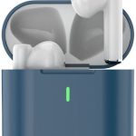 Pavareal BT86 In-ear Bluetooth Handsfree Ακουστικά με Θήκη Φόρτισης Μπλε