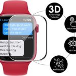 ENKAY Hat-Prince 3D Full Coverage Soft PC Edge + PMMA HD Screen Protector Film for Apple Watch Series 7