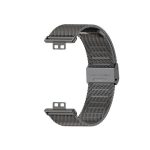 Mijobs Milan Buckle Λουράκι Ανοξείδωτο Ατσάλι Μαύρο (Huawei Watch Fit)