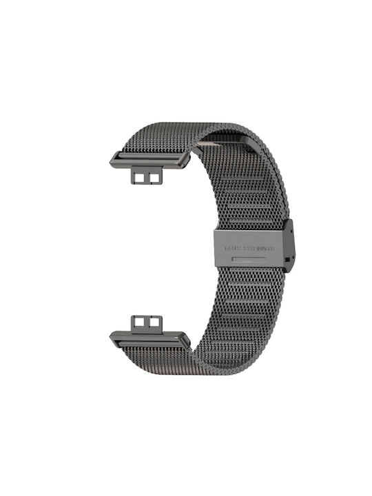 9c03e743-33d9-41ea-87e9-b05d518a2cbb_0.jpg Mijobs Milan Buckle Λουράκι Ανοξείδωτο Ατσάλι Μαύρο (Huawei Watch Fit) - Image 1