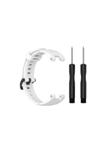 Για Amazfit T-Rex Pro / Ζάντα ρολογιών σιλικόνης Amazfit T-Rex με εργαλεία αποσυναρμολόγησης, One Size (Λευκό)