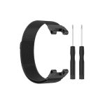 For Amazfit T-Rex Pro / Amazfit T-Rex Milanese Magnetic Metal Watch Band (Black)