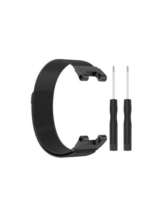9d96649e-5c45-47fc-82c4-baeecd7e6a44_0.jpg For Amazfit T-Rex Pro / Amazfit T-Rex Milanese Magnetic Metal Watch Band (Black) - Image 1