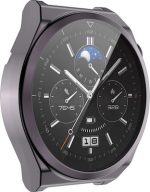 Για Huawei Watch GT 3 Pro 43mm ENKAY Πλήρης κάλυψη Ηλεκτροεπικαλυπτόμενη μαλακή θήκη TPU με προστασία οθόνης (Γκρι)